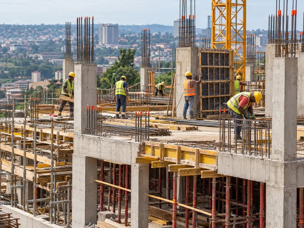 Illustration : Construction de bâtiments
